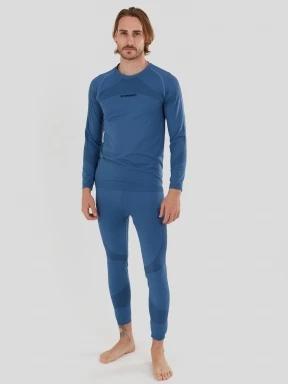 Fundango Seamless Baselayer Set for men in blue 1