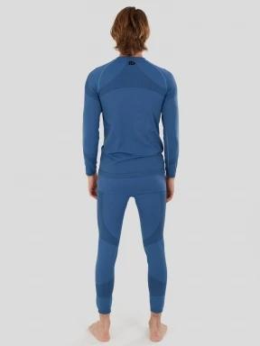 Fundango Seamless Baselayer Set for men in blue 3