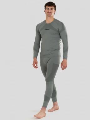 Fundango Seamless Baselayer Set for men in green 1