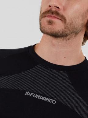 Fundango Seamless Baselayer Set for men in black 3