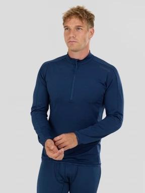 Fundango Novak Baselayer Top for men in dark blue 1