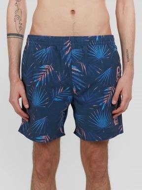 Fundango Bono Print Boardshorts for men in blue 1