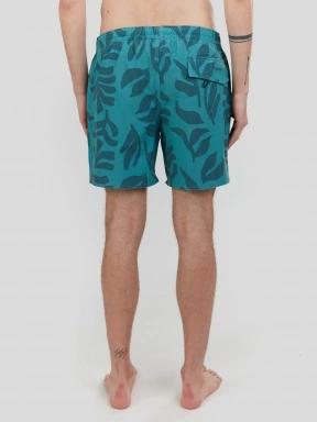 Fundango Bono Print Boardshorts for men in green 3