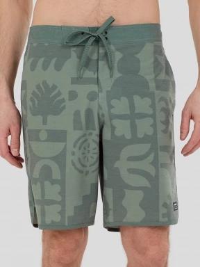 Fundango Neal Boardshorts for men in green 1