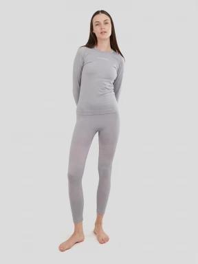 Fundango Seamless Baselayer Set for women in grey 1