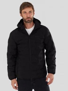 Fundango Smoke Eco Hooded Jacket for men in black 1