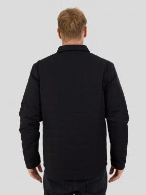 Fundango Grido Padded Shirt Jacket for men in black 3