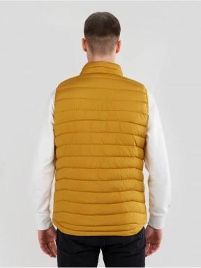 Fundango Hollow Padded Vest for men in yellow 3