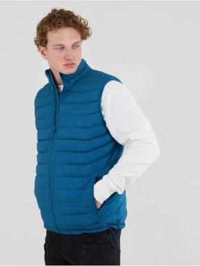 Fundango Hollow Padded Vest for men in green 1