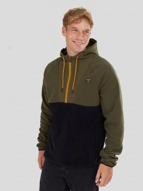 Fundango Carlos Fleece Pullover for men in green 1