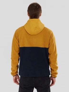 Fundango Carlos Fleece Pullover for men in yellow 3