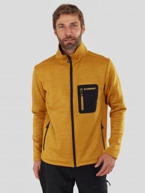 Fundango Revolution Fullzip Fleece for men in yellow 1