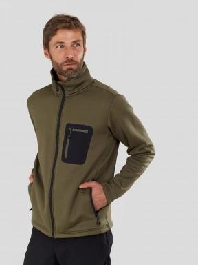 Fundango Revolution Fullzip Fleece for men in green 1