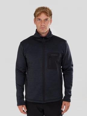 Fundango Revolution Fullzip Fleece for men in black 1