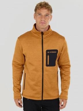 Fundango Revolution Fleece Jacket for men in orange 1