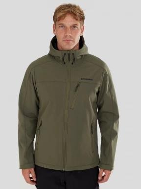Fundango Fairbanks Softhsell Jacket for men in oliv 1