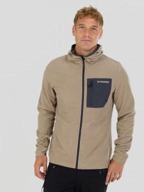 Fundango Nagano Full Zip Hoodie for men in sand 1