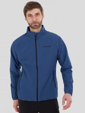 Fundango Ocean Hybrid Fleece for men in dark blue 1