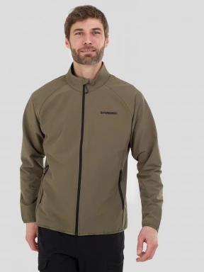 Fundango Ocean Hybrid Fleece for men in green 1