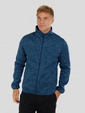 Fundango Cruz Knit Fleece Jacket for men in dark blue 1