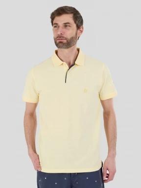 Fundango Insignia Poloshirt for men in yellow 1