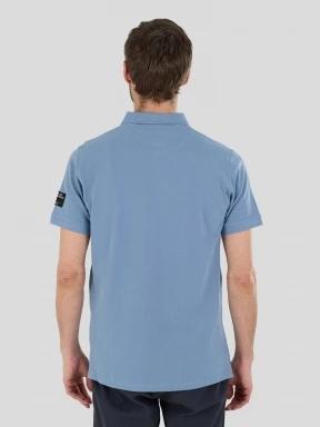 Fundango Insignia Poloshirt for men in light blue 3