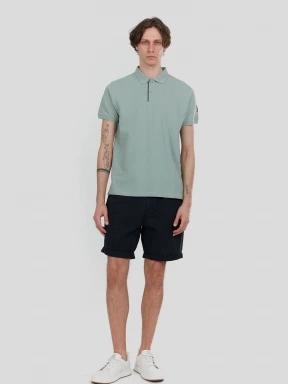 Fundango Insignia Poloshirt for men in green 3
