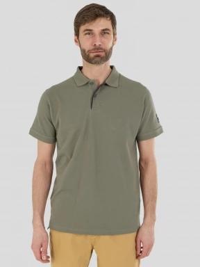 Fundango Insignia Poloshirt for men in green 1