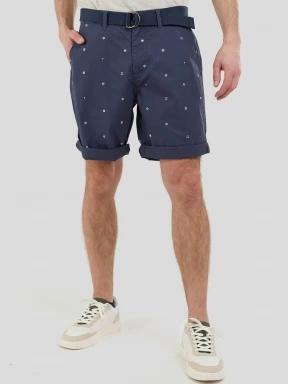 Fundango North Shore Chino Shorts for men in dark blue 1