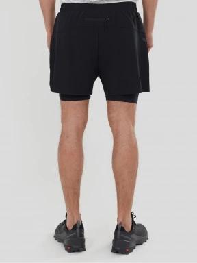 Fundango Corris Running Shorts for men in black 3