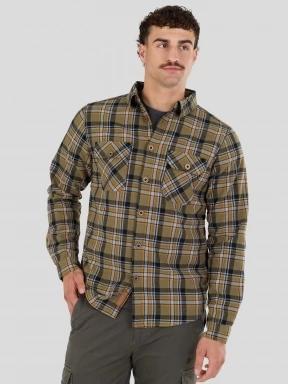 Fundango Roddy Lined Shirt for men in oliv 1