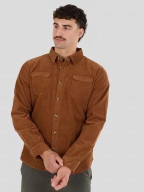 Fundango Oregon Corduroy Shirt for men in brown 1