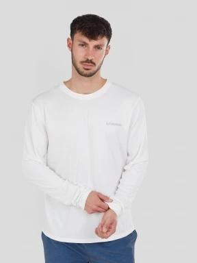 Fundango Maurice Long Rashguard for men in white 3