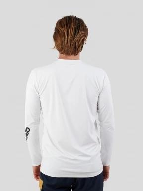 Fundango Manado Long II Rashguard for men in white 3