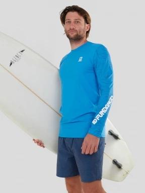 Fundango Manado Long II Rashguard for men in light blue 1