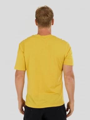Fundango Wanaka Merino T-shirt for men in yellow 3