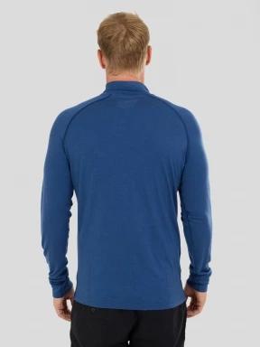 Fundango Temuka Merino Halfzip for men in blue 3