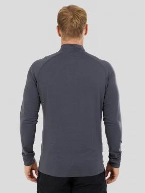 Fundango Temuka Merino Halfzip for men in grey 3