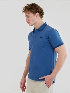 Fundango Incognito Mono Poloshirt for men in blue 1