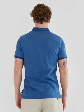 Fundango Incognito Mono Poloshirt for men in blue 3