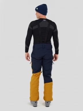 Fundango Teak Colourblock Pants for men in dark blue 1