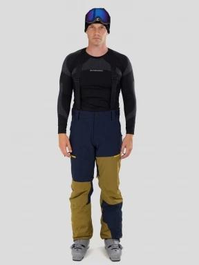 Fundango Teak Colourblock Pants for men in dark blue 1