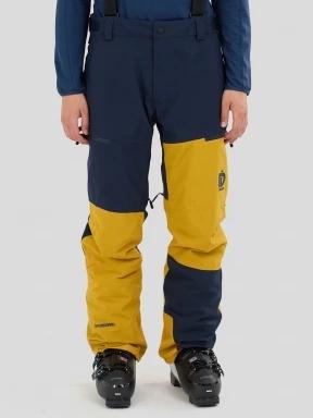 Fundango Teak Colourblock Pants for men in yellow 1