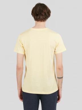 Fundango Basic-T Logo 04 for men in yellow 3