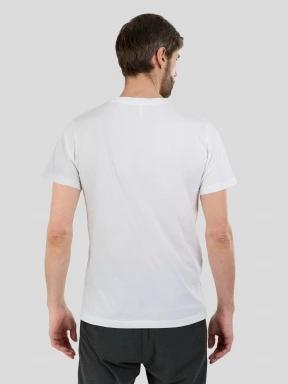 Fundango Vital Graphic-T for men in white 3