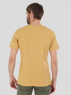 Fundango Vital Graphic-T for men in yellow 3
