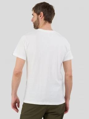 Fundango Montes Graphic-T for men in white 3