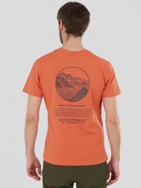 Fundango Montes Graphic-T for men in red 3