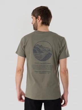 Fundango Montes Graphic-T for men in oliv 3