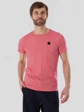 Fundango Jaggy II Structured T-shirt for men in pink 1